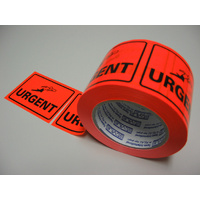 Adhesive Labels - Urgent - 100mm X 72mm Roll/500 Gst Included