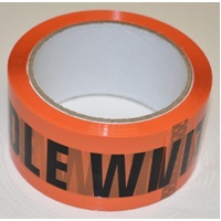 Handle With Care Adhesive Tape 48mm x 66m (1 Roll) Price Includes Gst