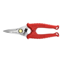 185mm Black Panther Red Hi Tensile Industrial Snips