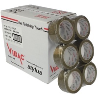 Vibac PP30 Brown Packaging Tape 48mm x 75m Carton/36 Rolls Gst Included