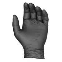 Large Vinyl/Nitrile Black Duo Disposable Gloves Ctn/100