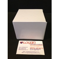 White Cake Boxes 100mm x 100mm x 75mm (4"x4"x3") Pack/100 Gst Included