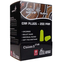 Unchorded Ear Plugs Carton Of 200 Pairs