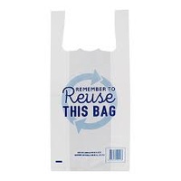 Medium Reusable Singlet Bags Pack Of 125 Bags 
