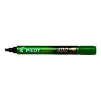 Pilot 400 Permanent Marker Green Chisel Tip Ctn/12
