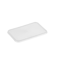 Lids To Suit Rectangle Takeaway Container Carton-500